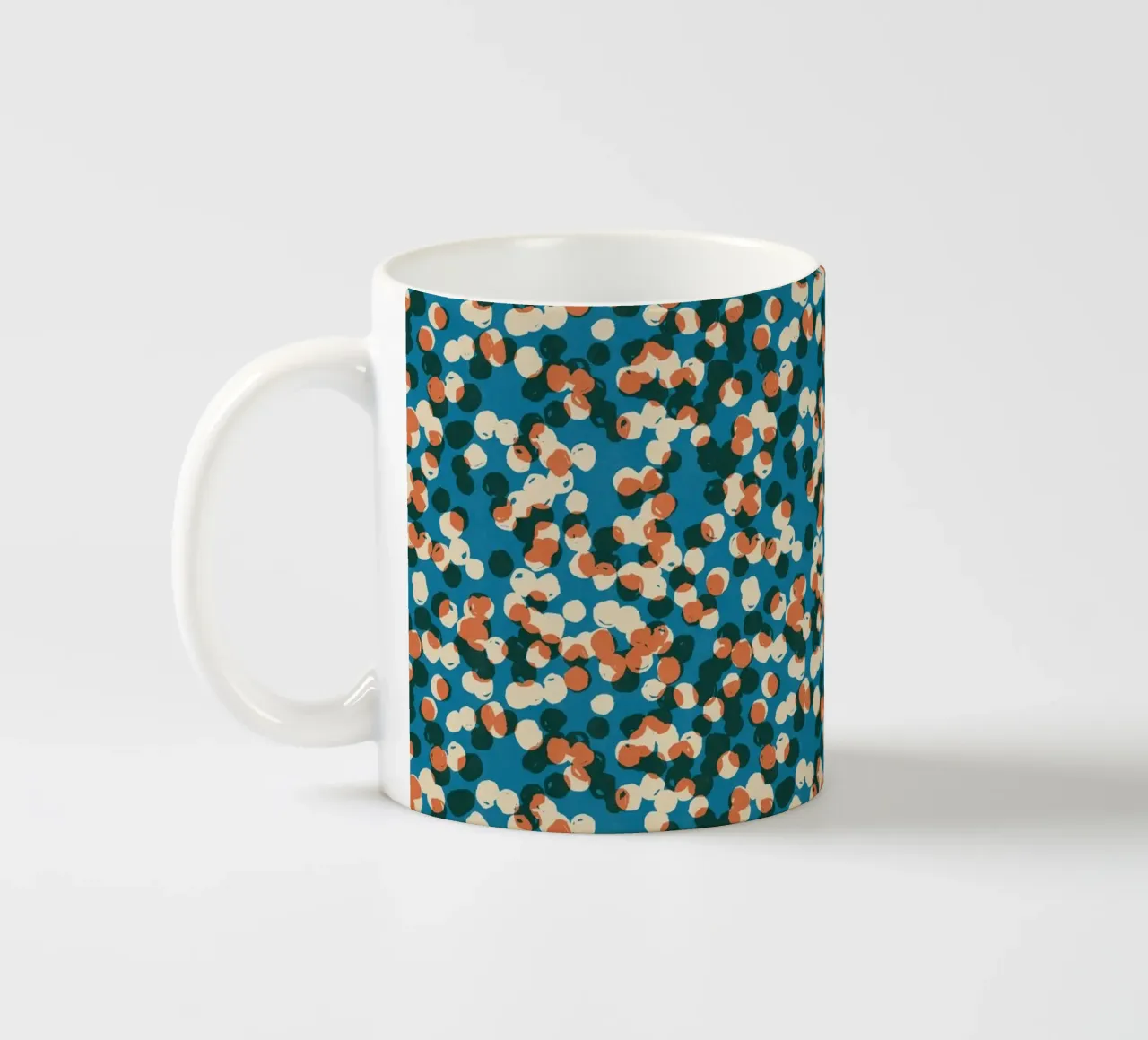Cyano Pattern No 16 mug en céramique de treechild