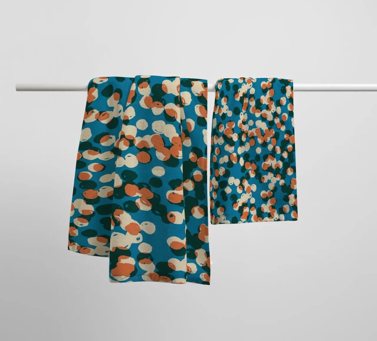 Cyano Pattern No 16 asciugamano da bagno da treechild