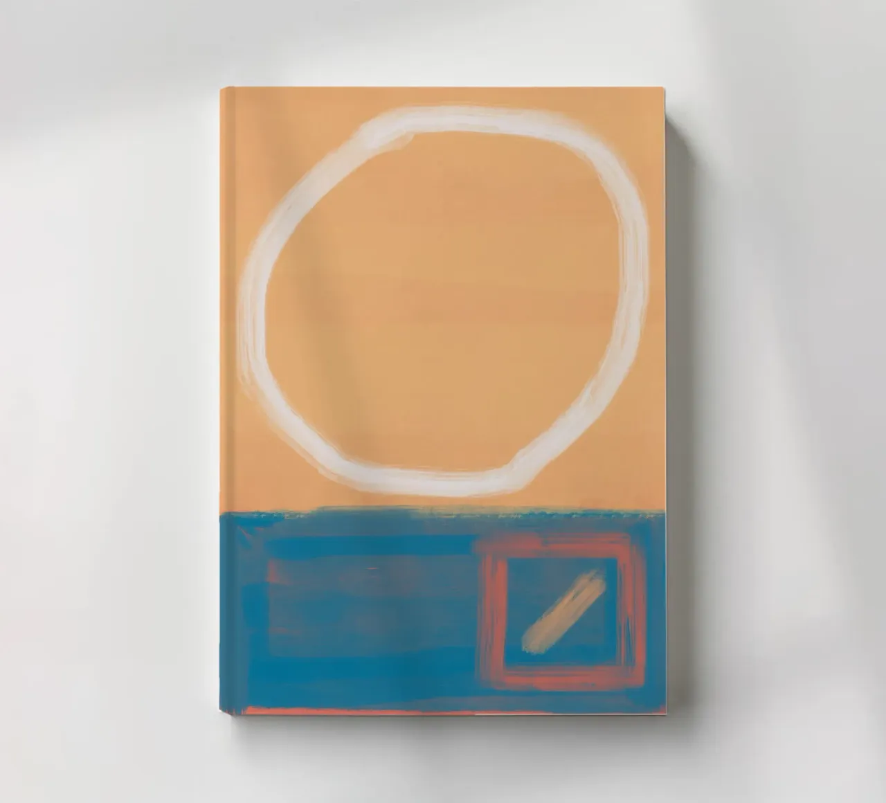 Bold color abstract 03 notebook by Little Dean