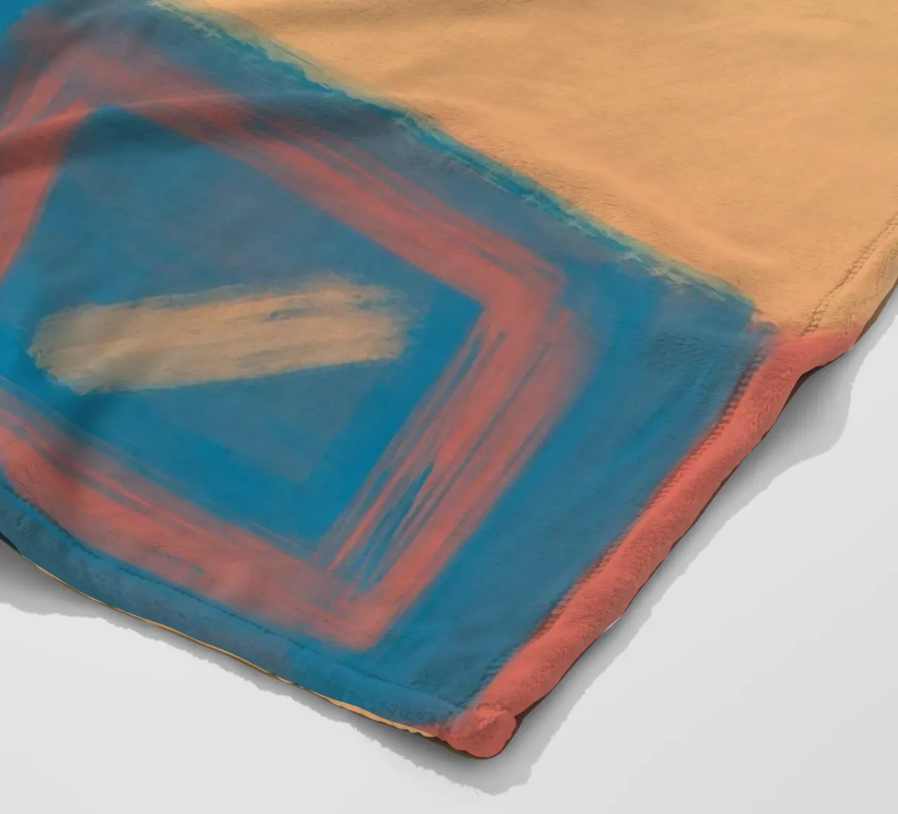 Bold color abstract 03 fleece blanket by Little Dean