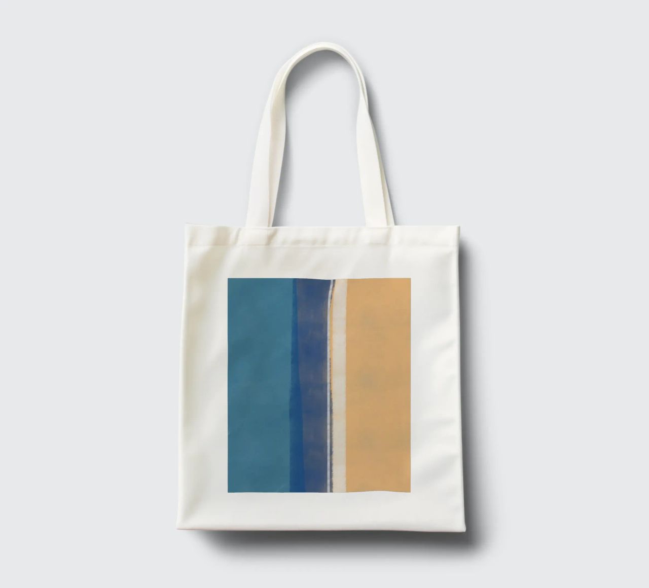Colore verticale minimo borsa in juta da Little Dean