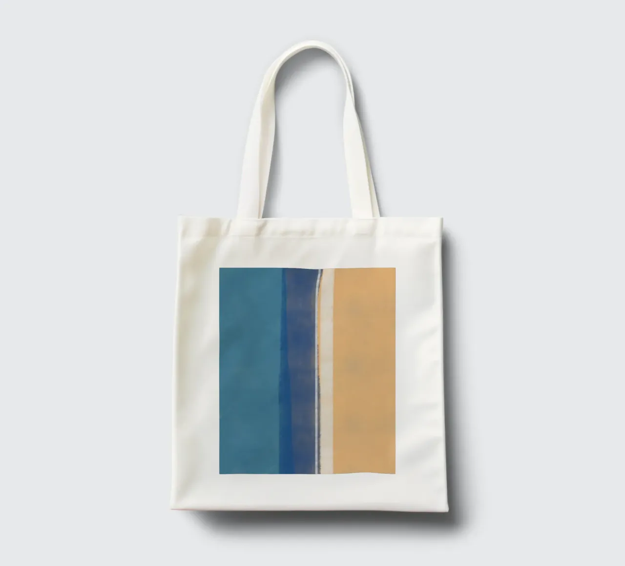 Colore verticale minimo borsa in juta da Little Dean