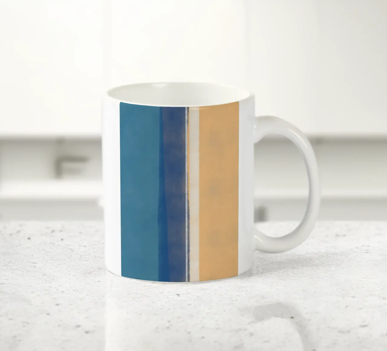 Couleur verticale minimale mug en céramique de Little Dean