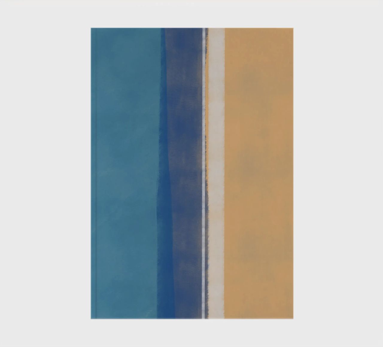 Minimal vertical color notebook by Little Dean