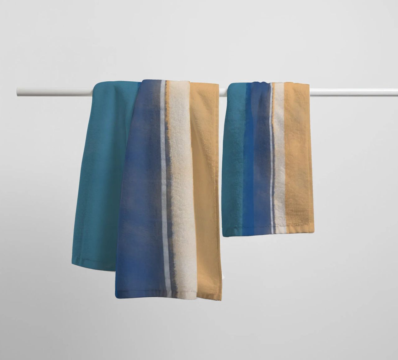 Colore verticale minimo asciugamano da bagno da Little Dean