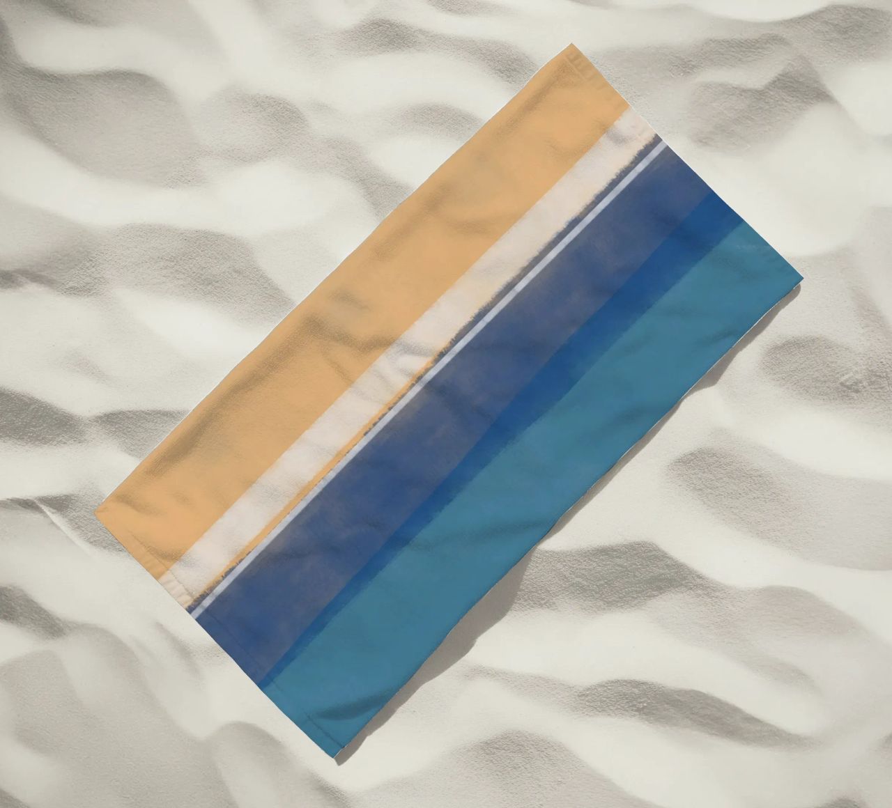 Colore verticale minimo telo mare da Little Dean