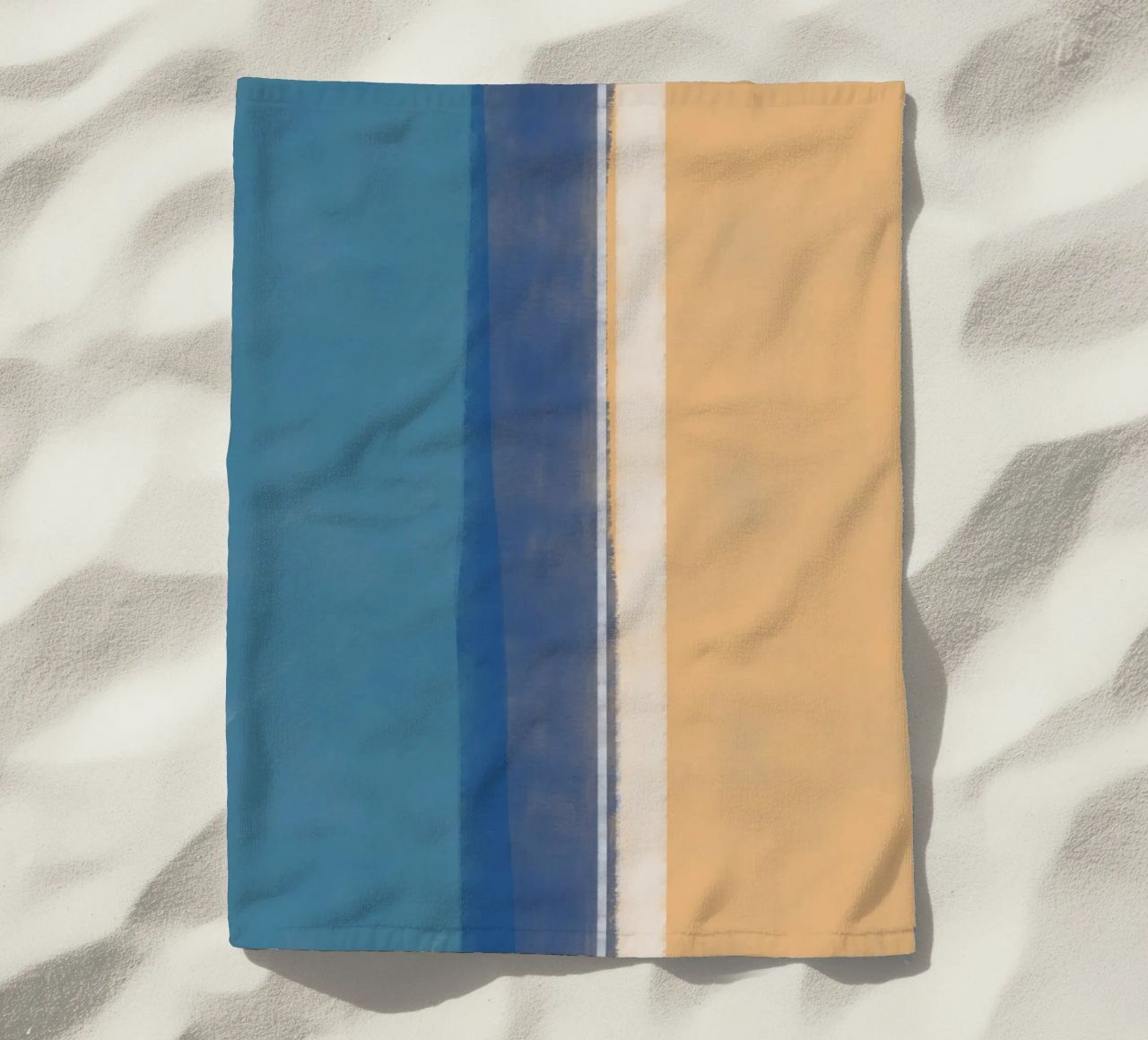 Colore verticale minimo telo mare da Little Dean