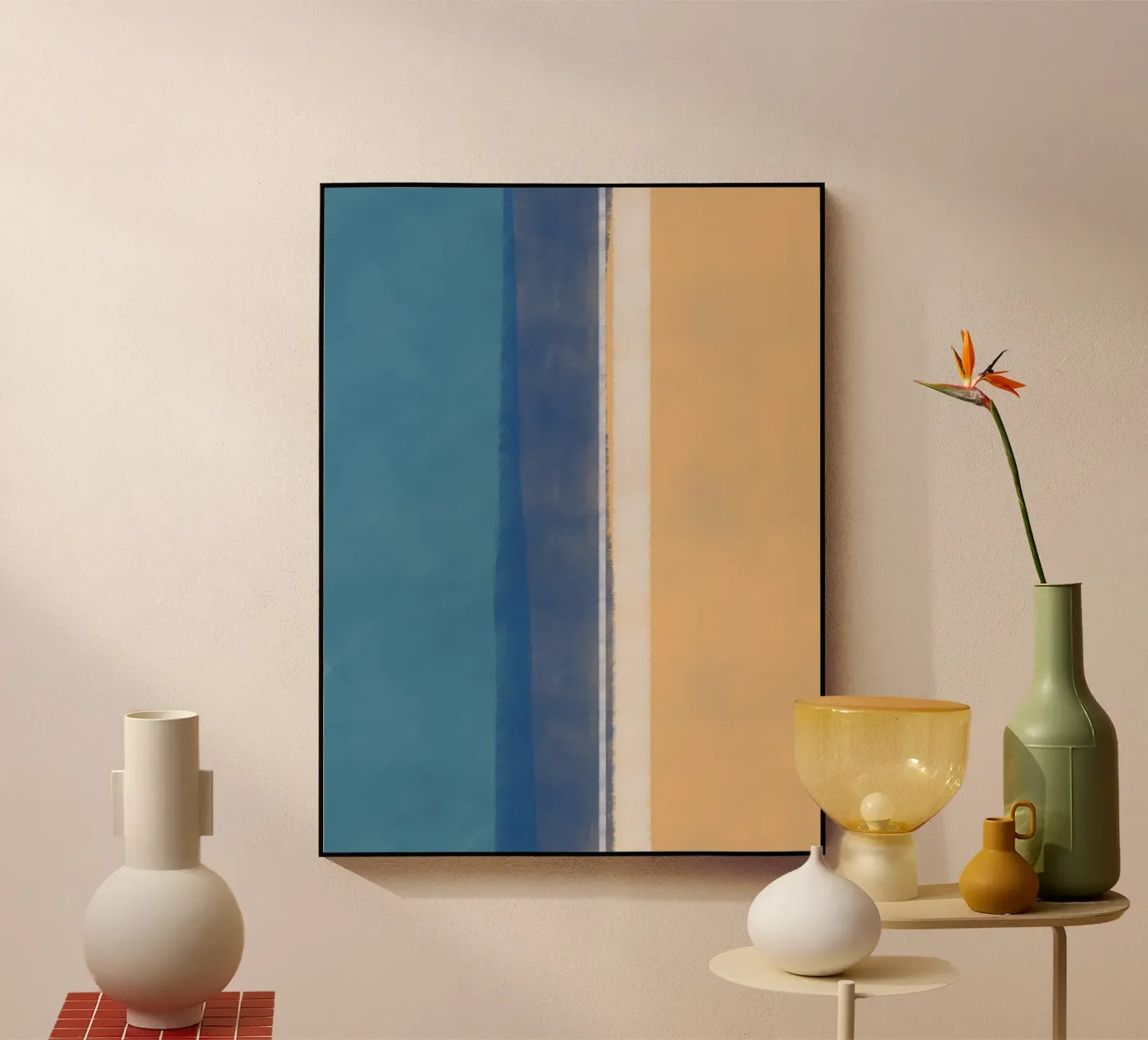 Couleur verticale minimale plexiglas de Little Dean