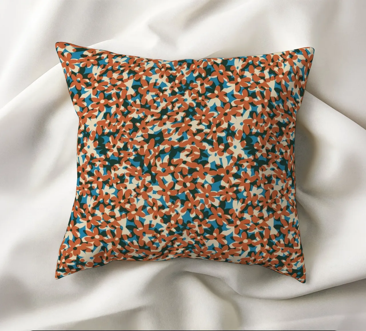 Cyano Pattern No 17 cuscino da treechild