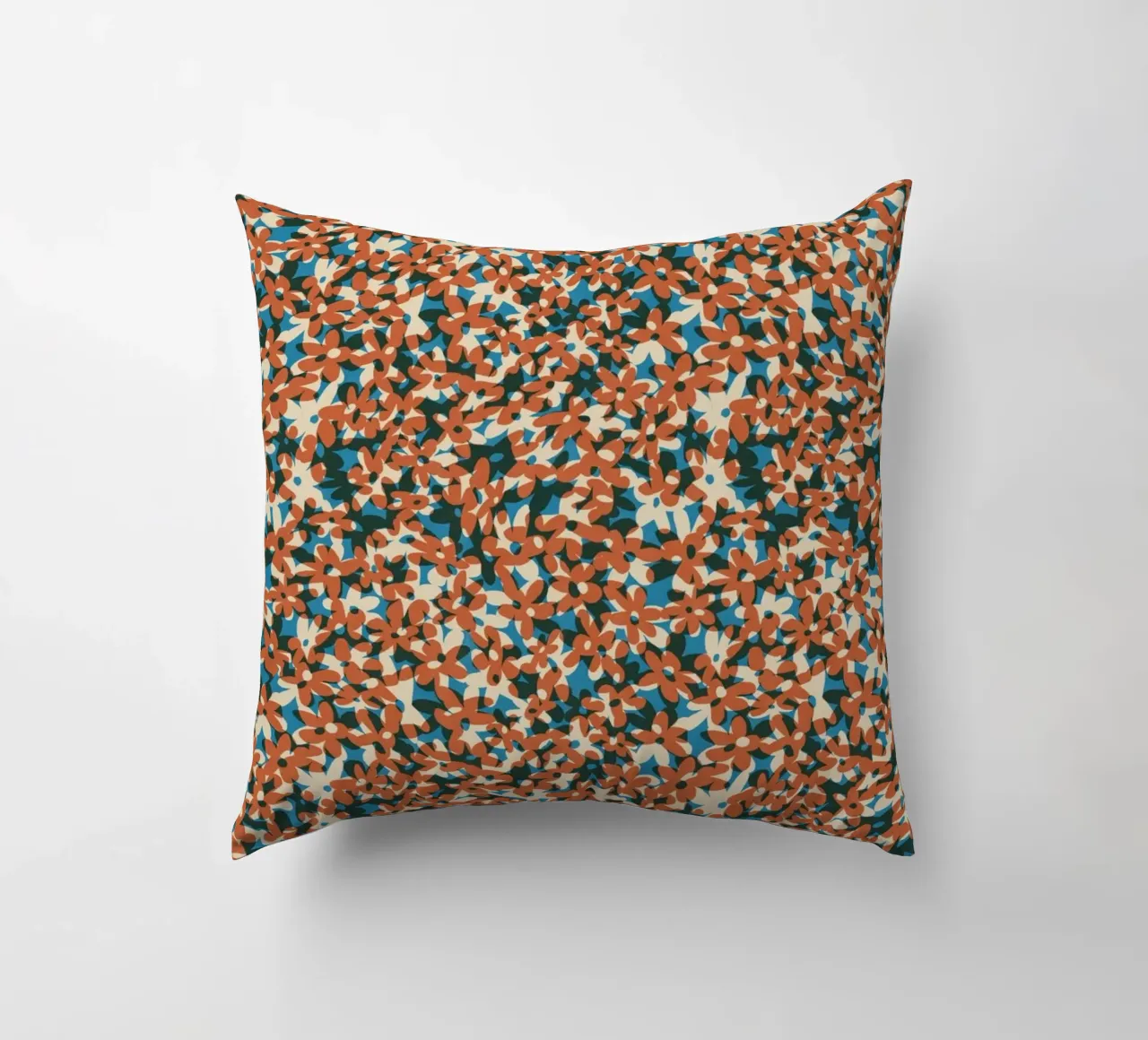 Cyano Pattern No 17 Kissen von treechild