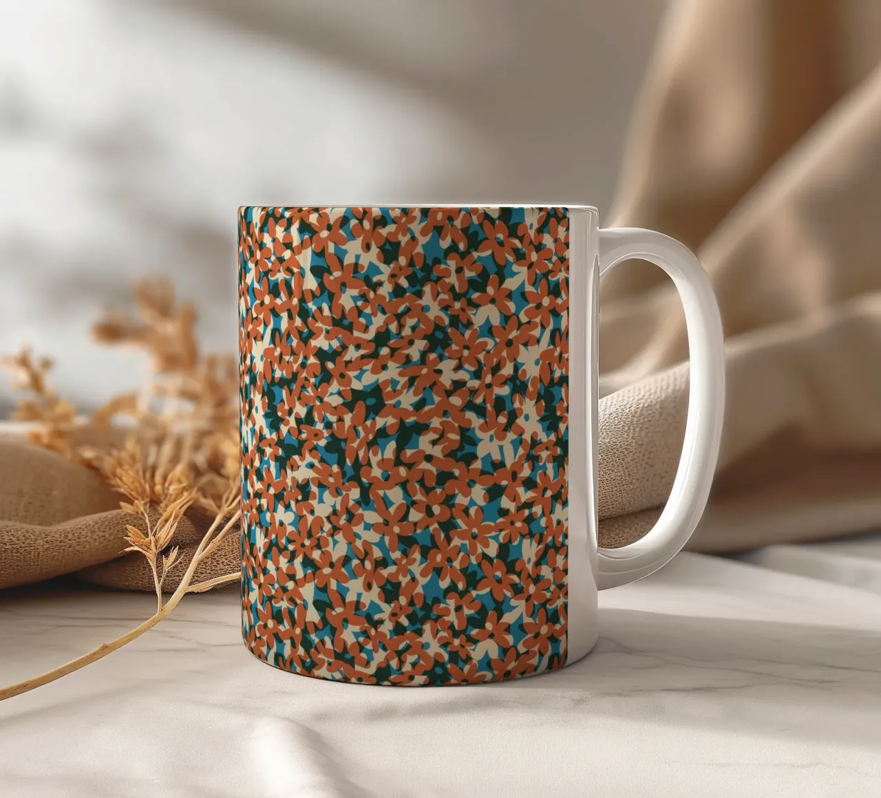 Cyano Pattern No 17 tazza in ceramica da treechild