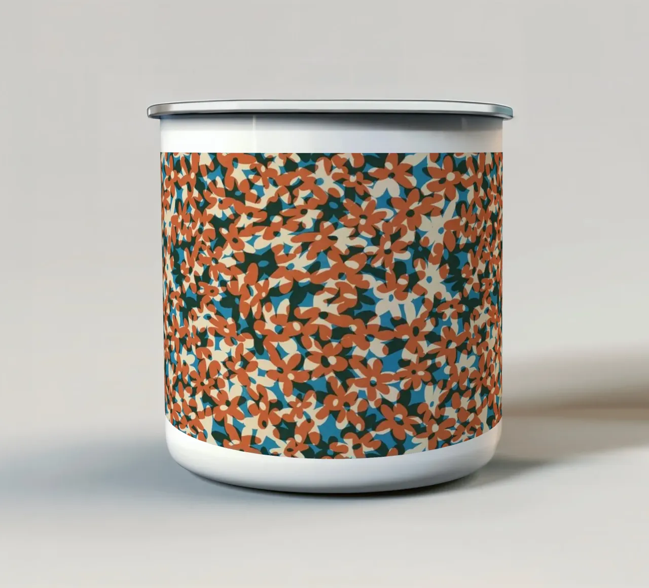 Cyano Pattern No 17 taza de esmalte de treechild
