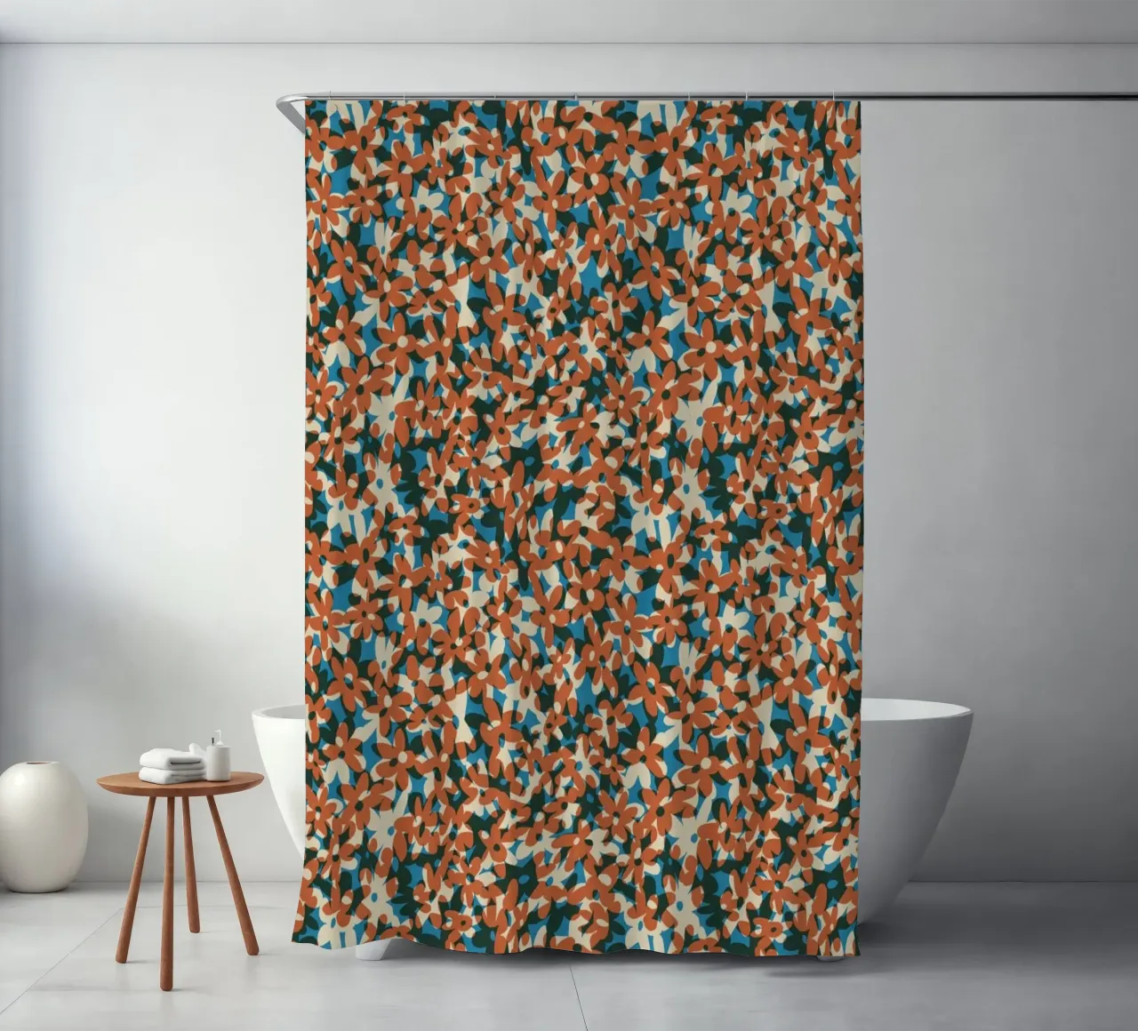 Cyano Pattern No 17 tenda da doccia da treechild