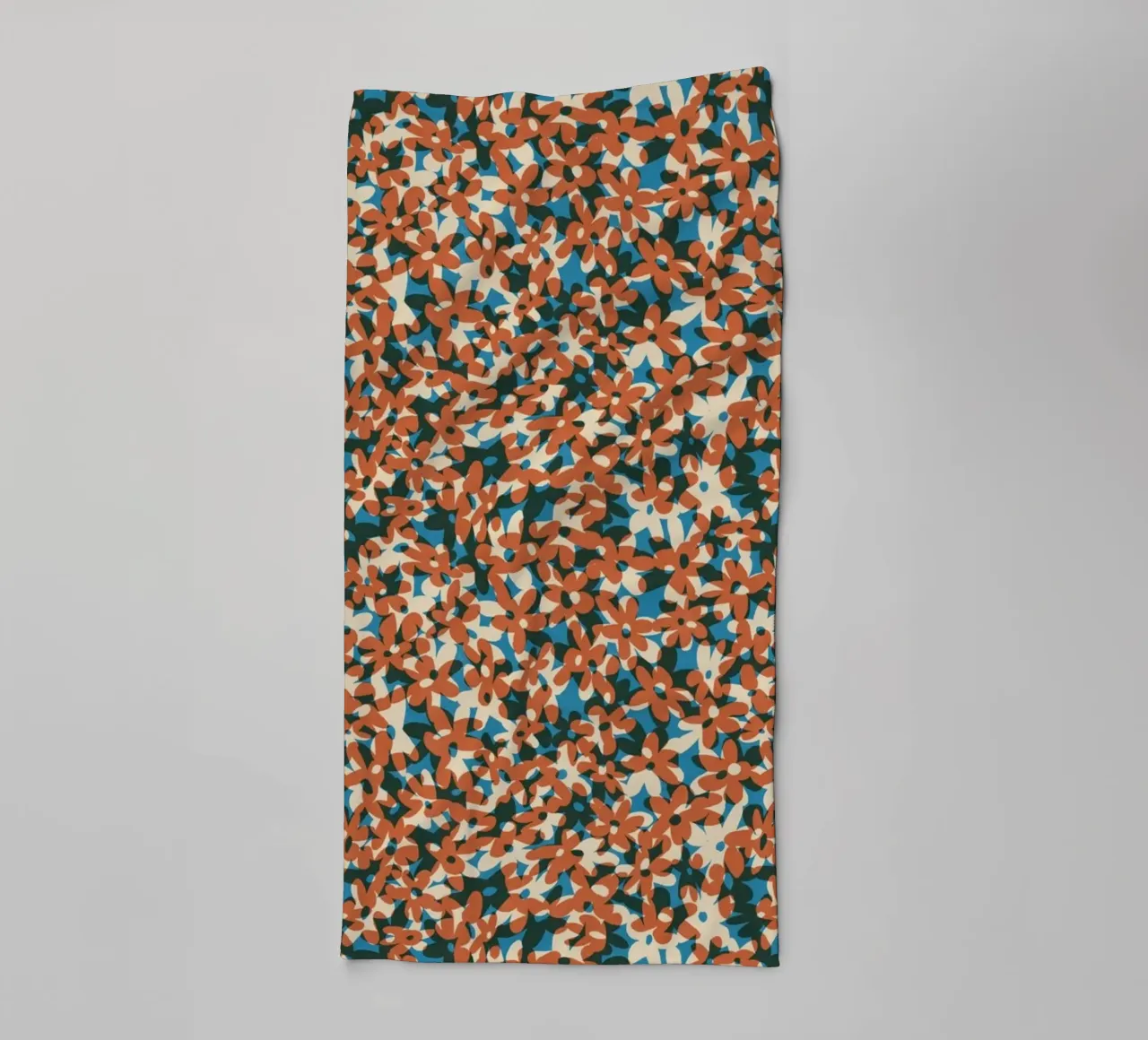 Cyano Pattern No 17 asciugamano da bagno da treechild
