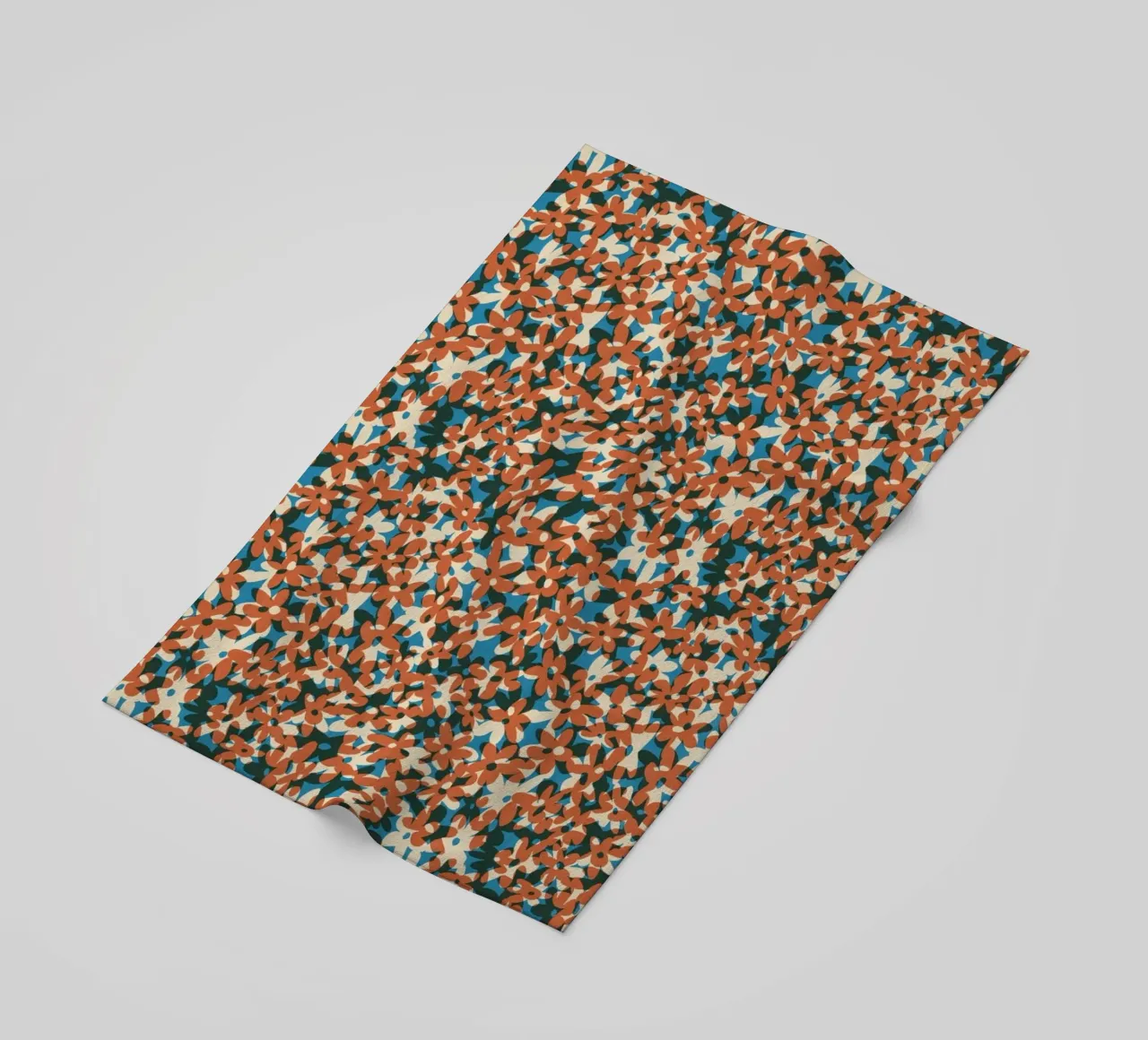 Cyano Pattern No 17 Strandtuch von treechild