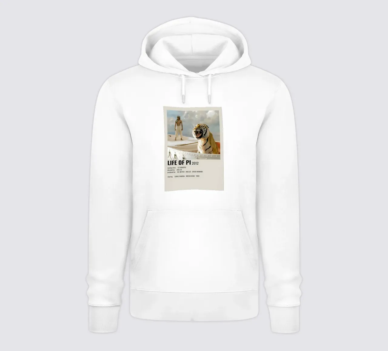 LIFE OF PI 2012 felpa con cappuccio da MVFminimalist