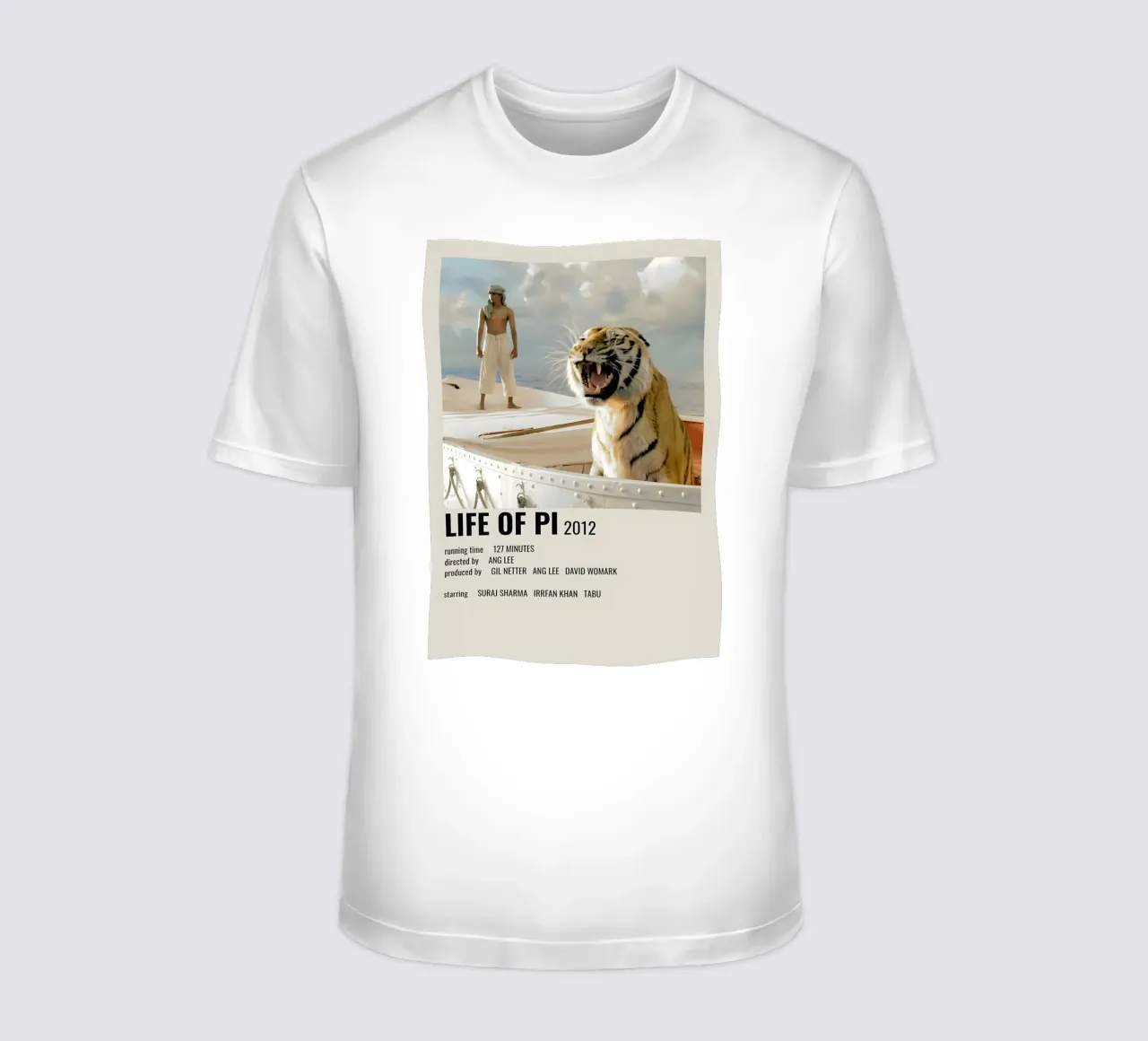 LIFE OF PI 2012 t-shirt da MVFminimalist
