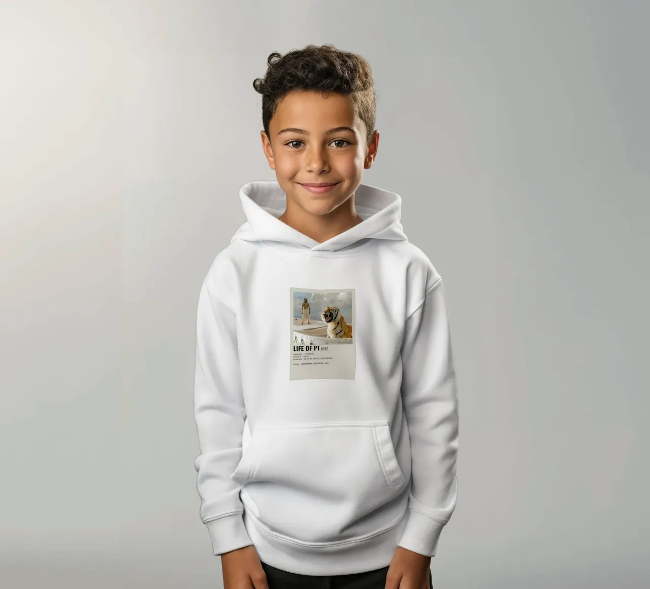 LIFE OF PI 2012 felpa bambino con cappuccio da MVFminimalist
