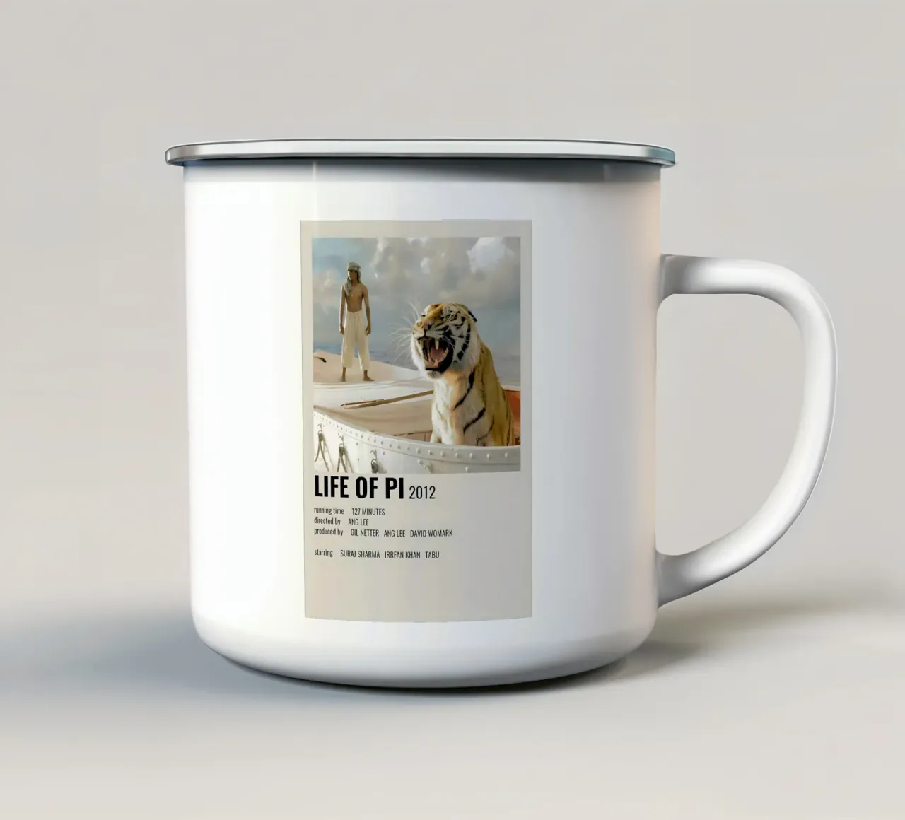 LIFE OF PI 2012 tazza in smalto da MVFminimalist