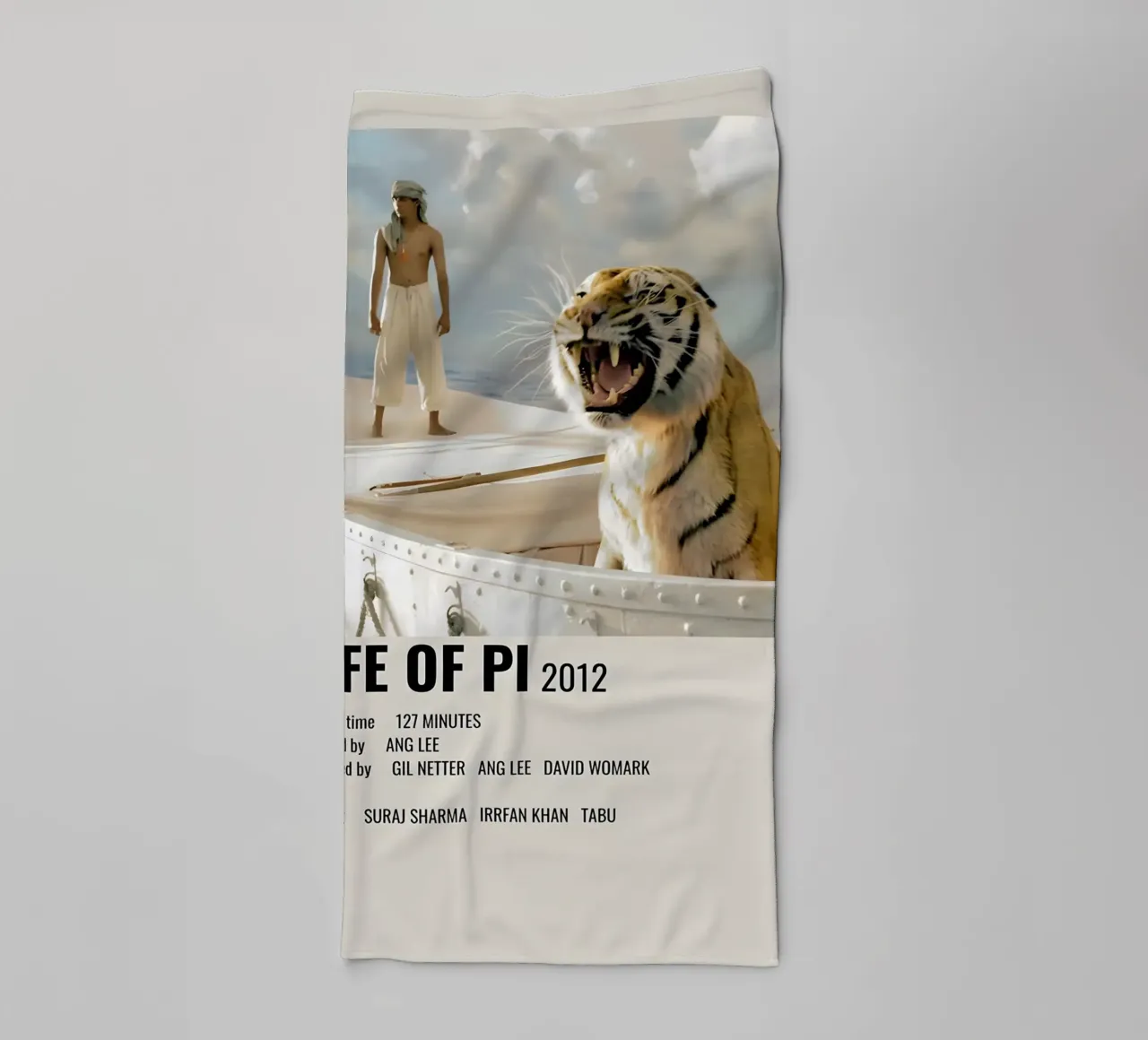 LIFE OF PI 2012 asciugamano da bagno da MVFminimalist