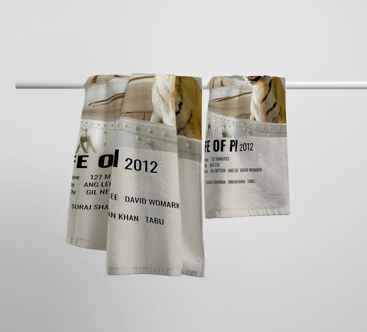 LIFE OF PI 2012 asciugamano da bagno da MVFminimalist