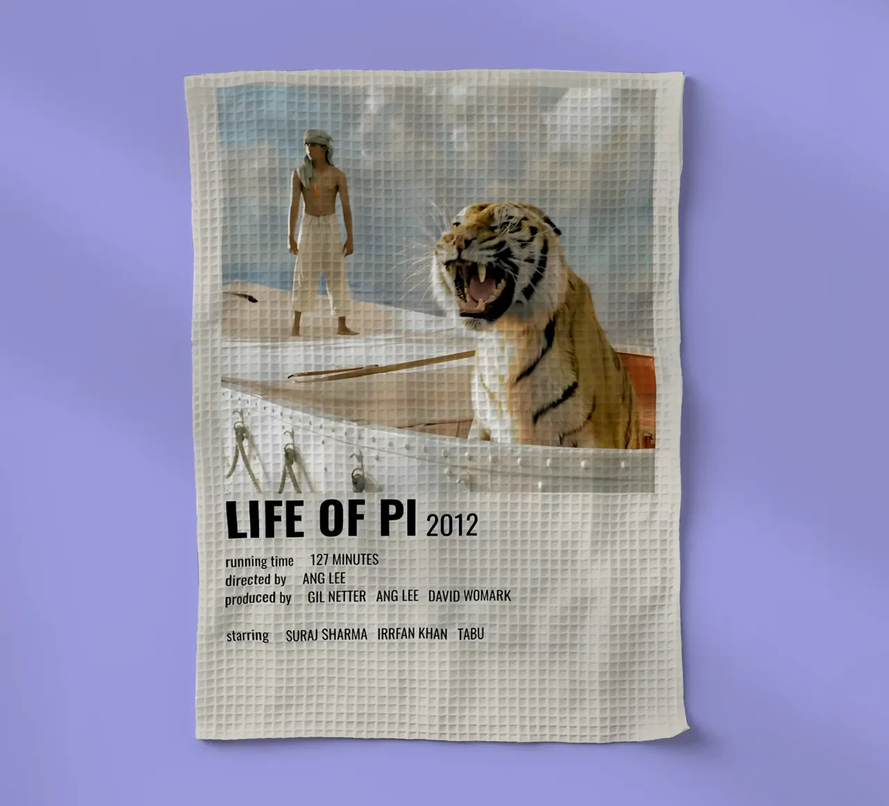 LIFE OF PI 2012 canovaccio da cucina da MVFminimalist