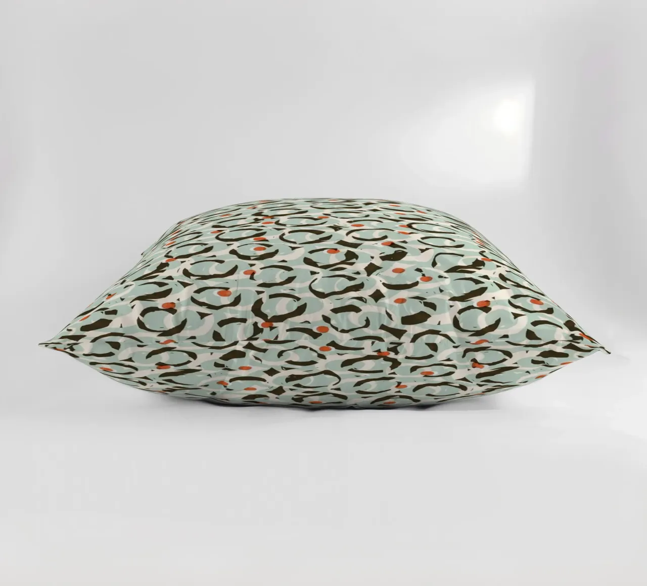 Cyano Pattern No 18 Kissen von treechild