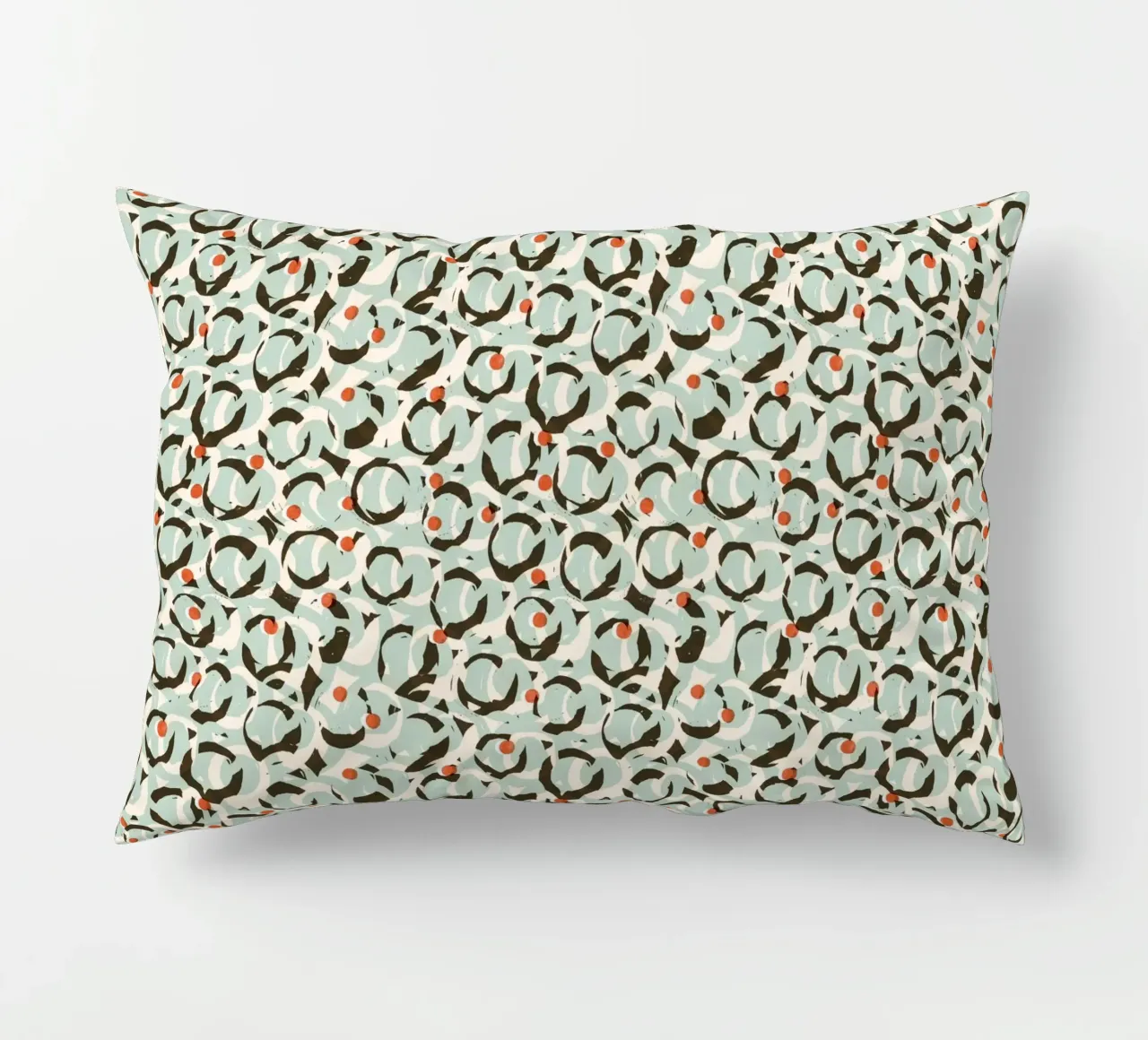 Cyano Pattern No 18 Kissen von treechild