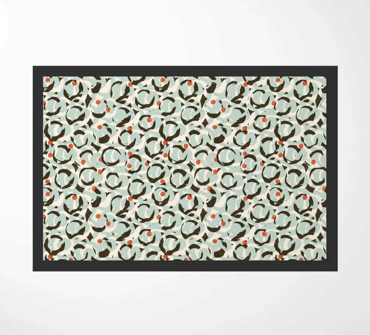 Cyano Pattern No 18 doormat by treechild
