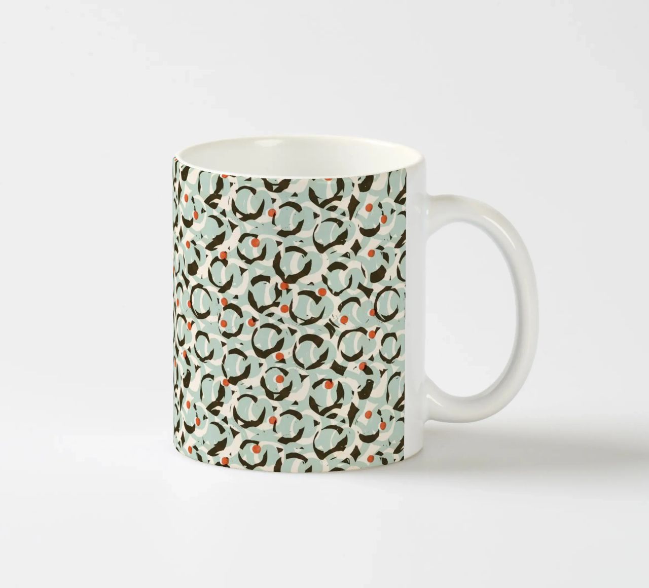 Cyano Pattern No 18 tazza in ceramica da treechild