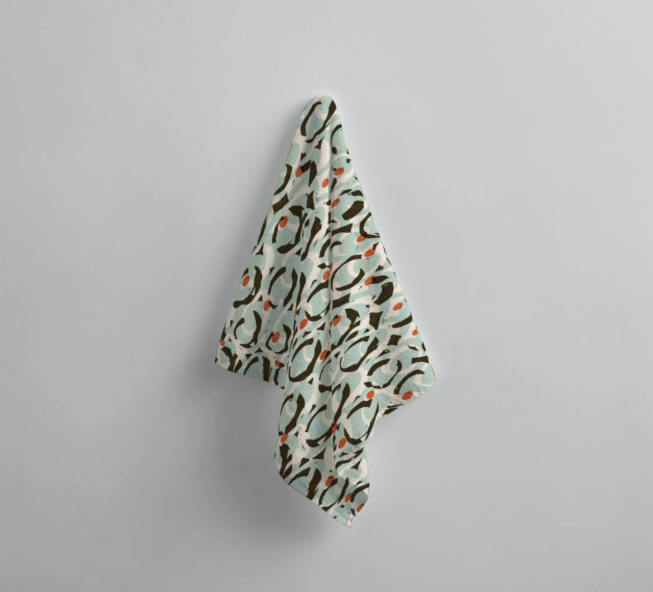 Cyano Pattern No 18 asciugamano da bagno da treechild