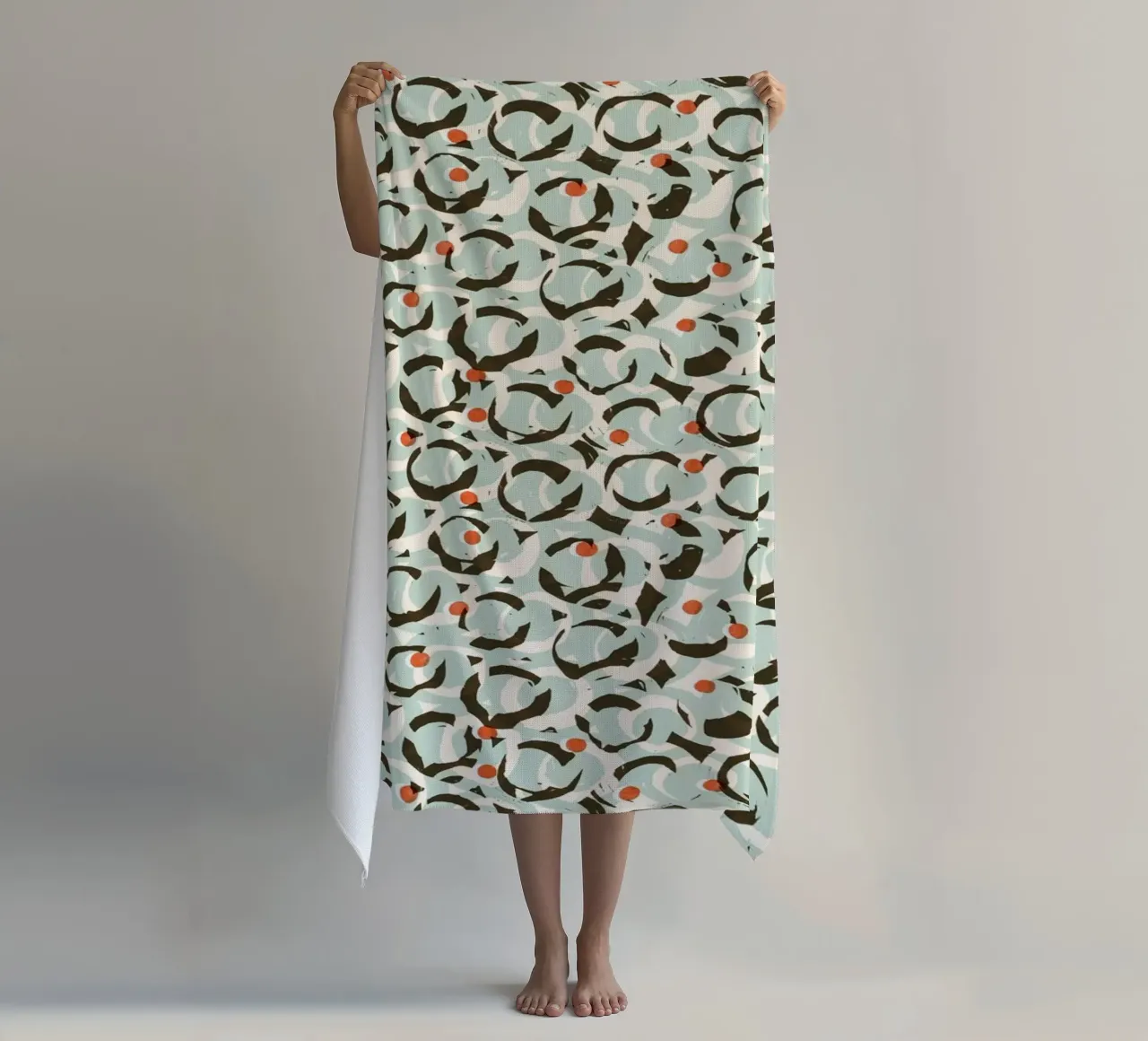 Cyano Pattern No 18 telo mare da treechild