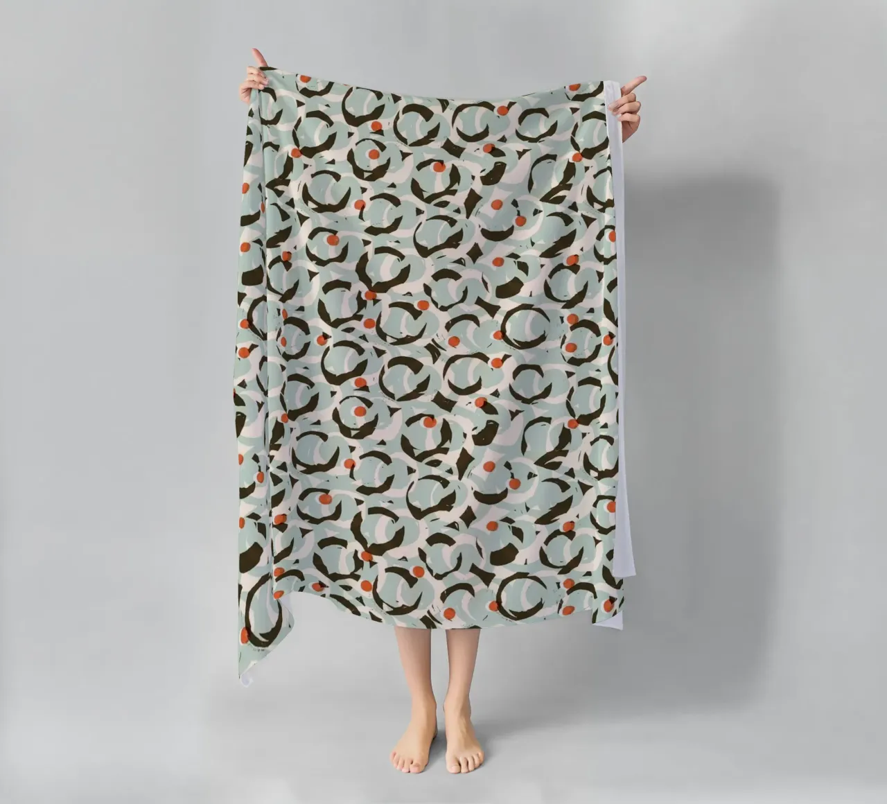 Cyano Pattern No 18 telo mare da treechild