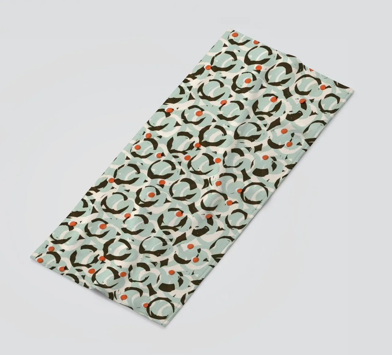 Cyano Pattern No 18 toalla de playa de treechild