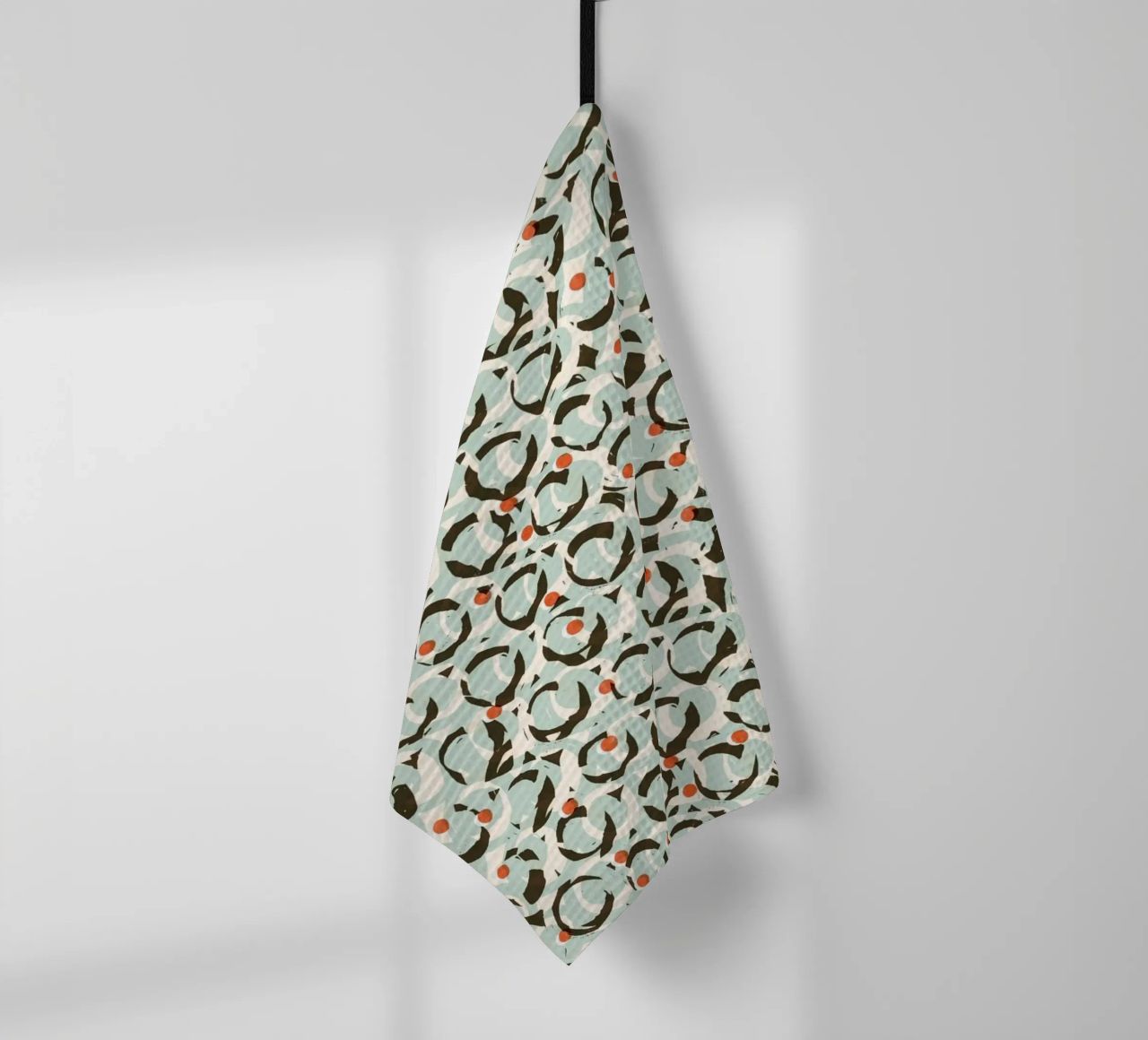 Cyano Pattern No 18 canovaccio da cucina da treechild