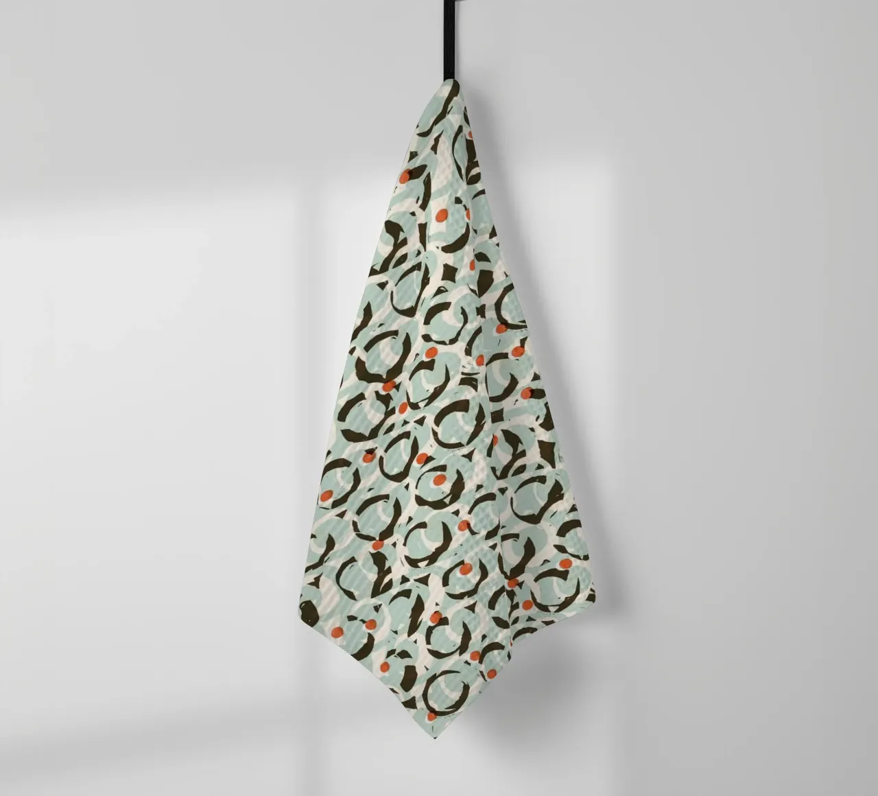 Cyano Pattern No 18 canovaccio da cucina da treechild
