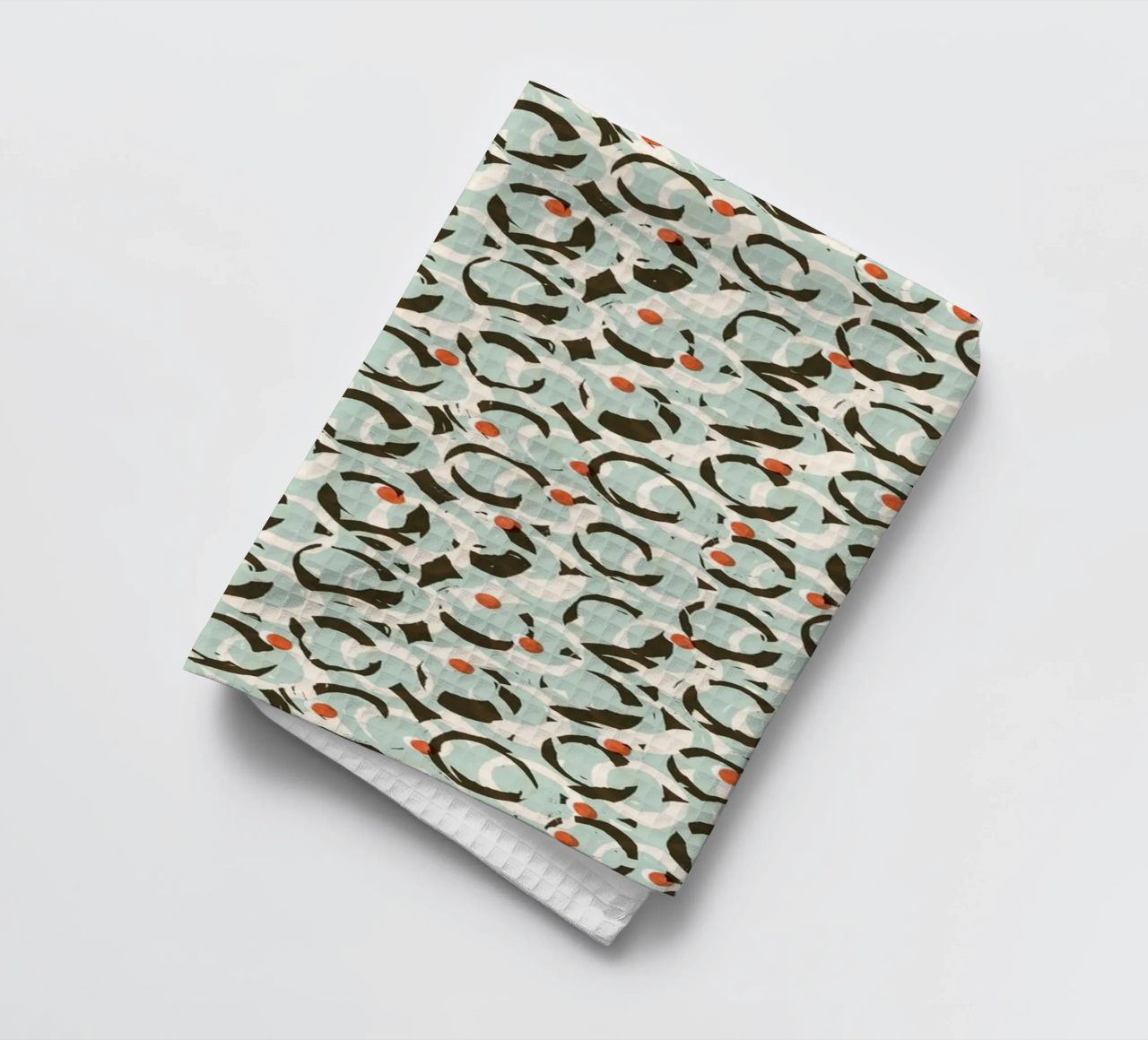 Cyano Pattern No 18 canovaccio da cucina da treechild