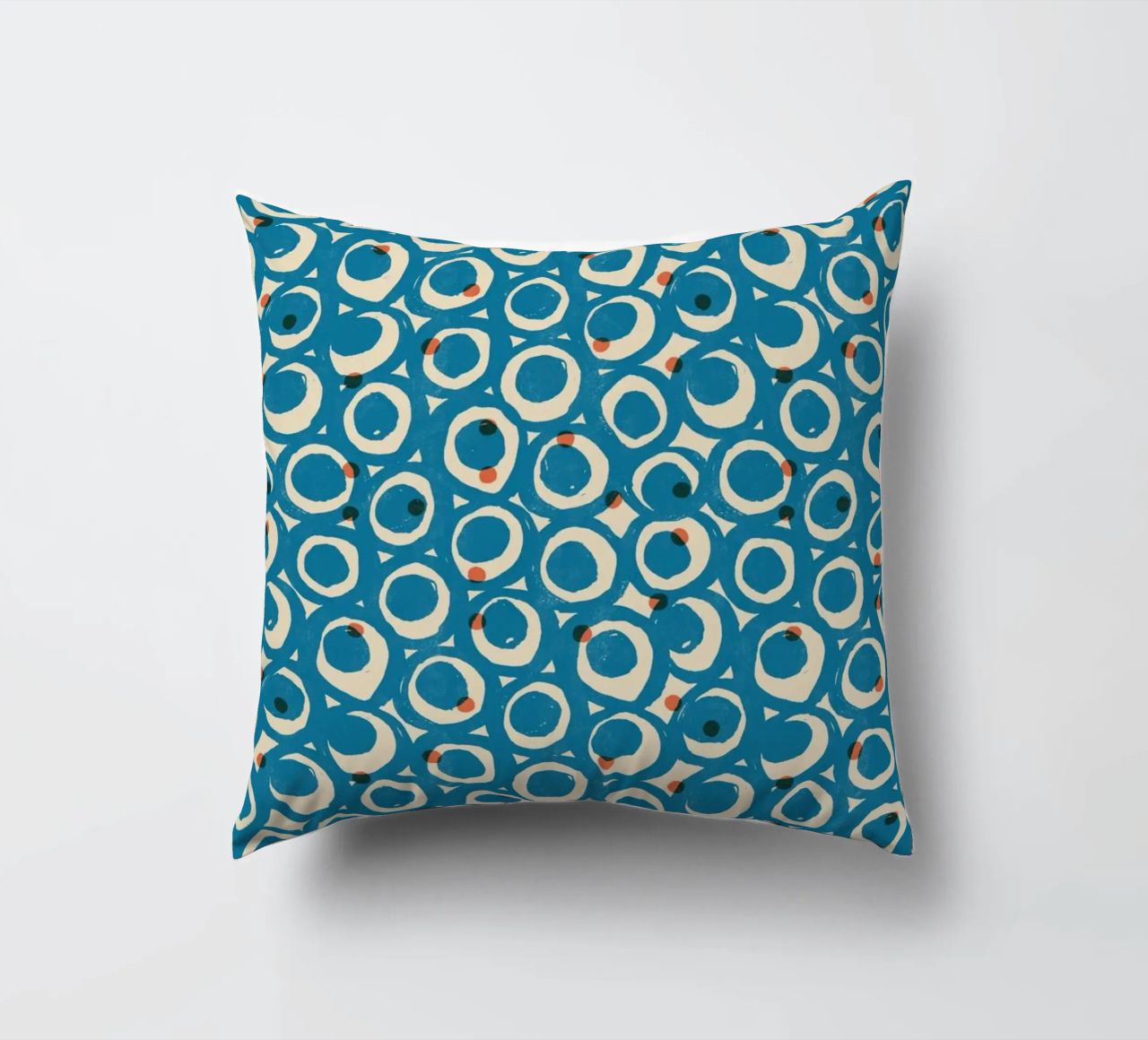 Cyano Pattern No 19 cuscino da treechild