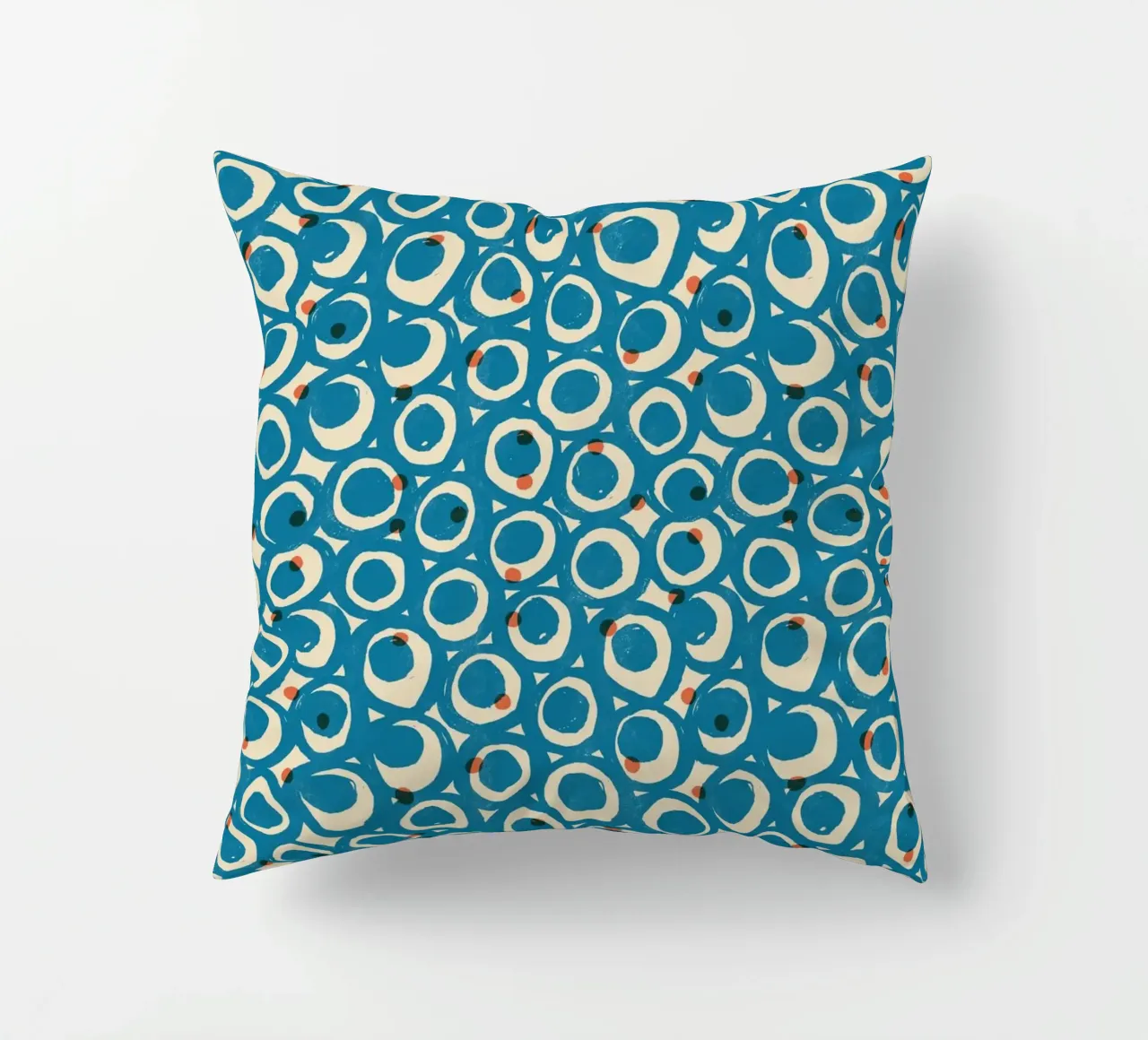 Cyano Pattern No 19 cuscino da treechild