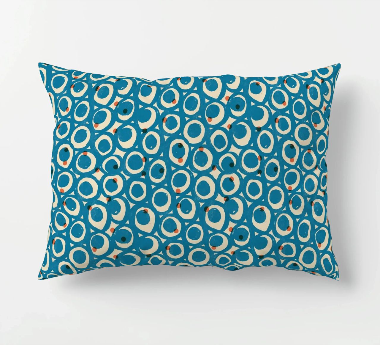 Cyano Pattern No 19 cuscino da treechild