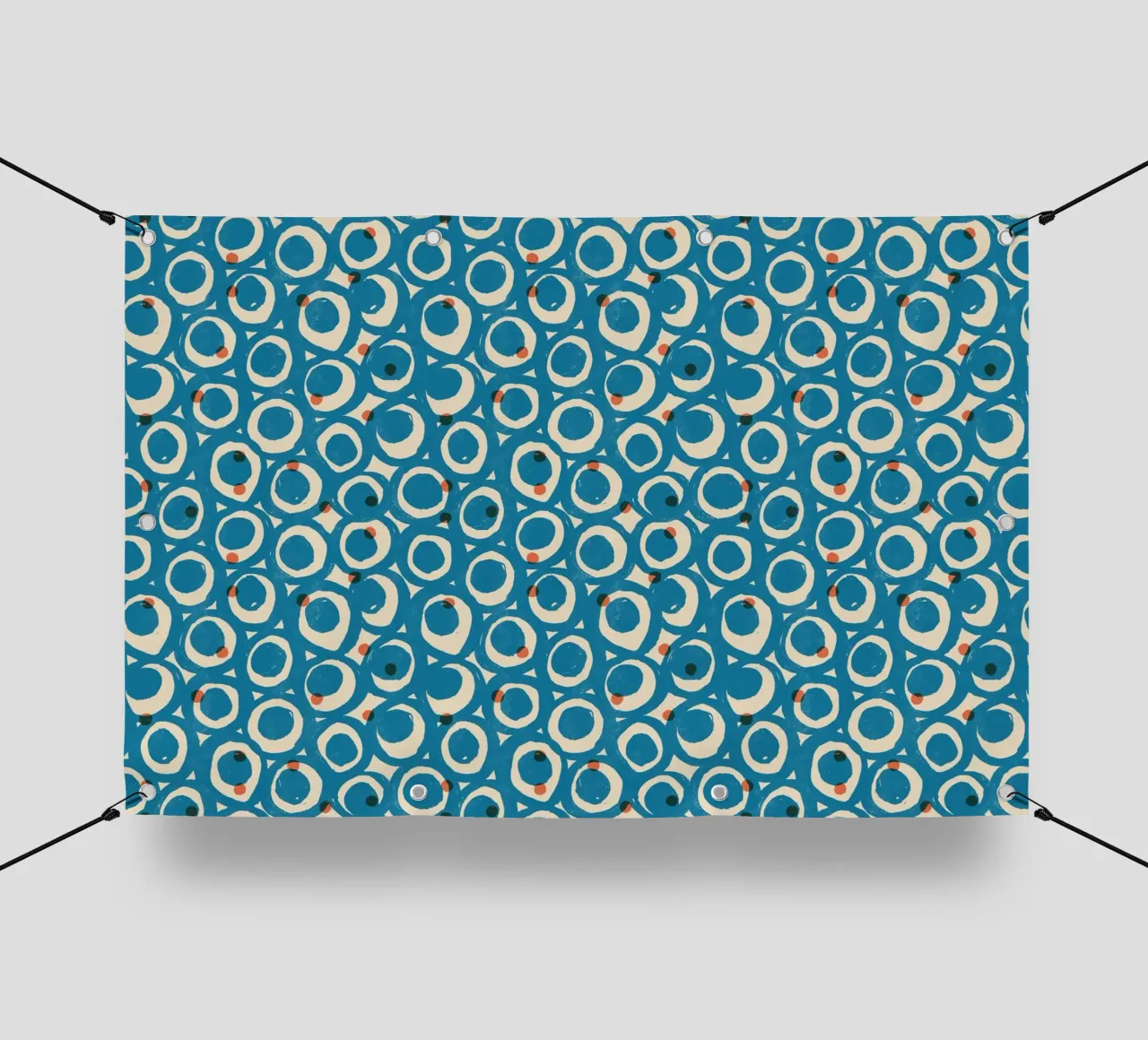 Cyano Pattern No 19 lonas publicitarias de treechild