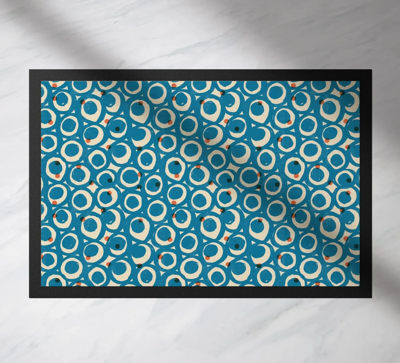 Cyano Pattern No 19 doormat by treechild