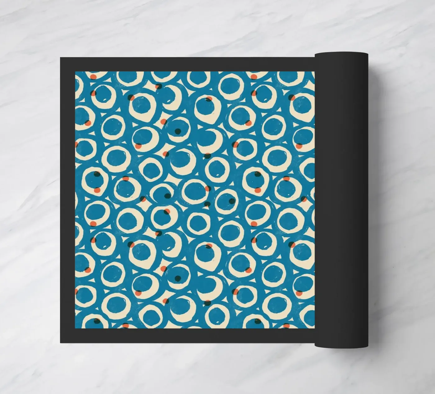 Cyano Pattern No 19 doormat by treechild