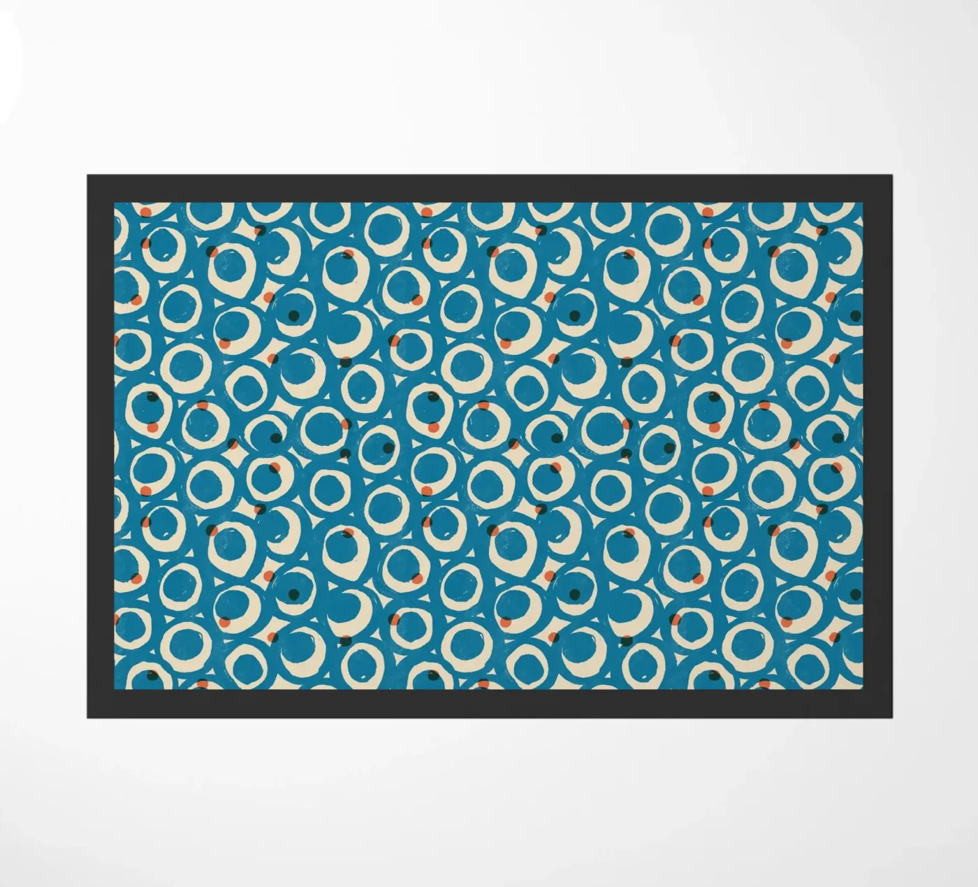 Cyano Pattern No 19 doormat by treechild