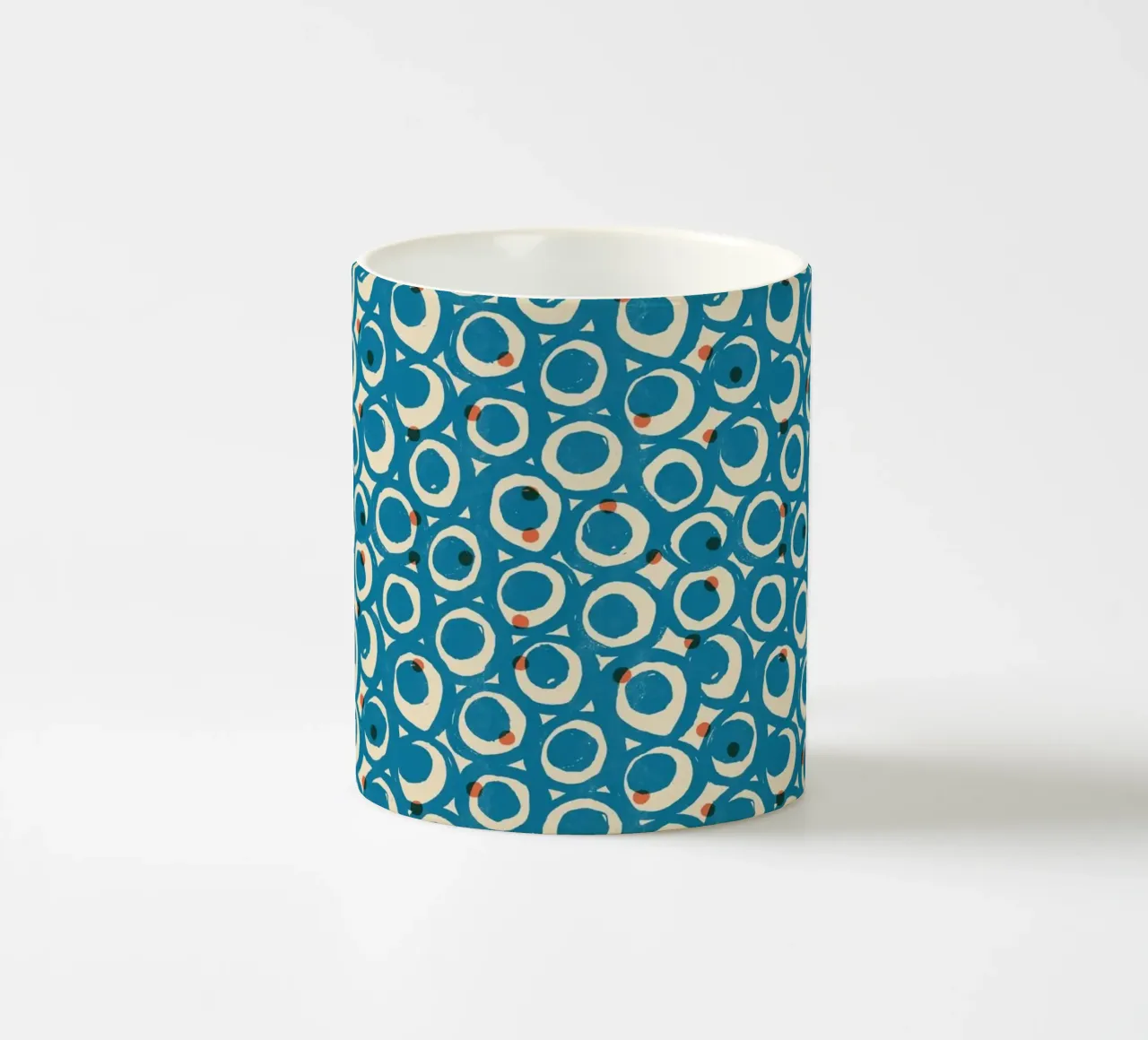 Cyano Pattern No 19 tazza in ceramica da treechild