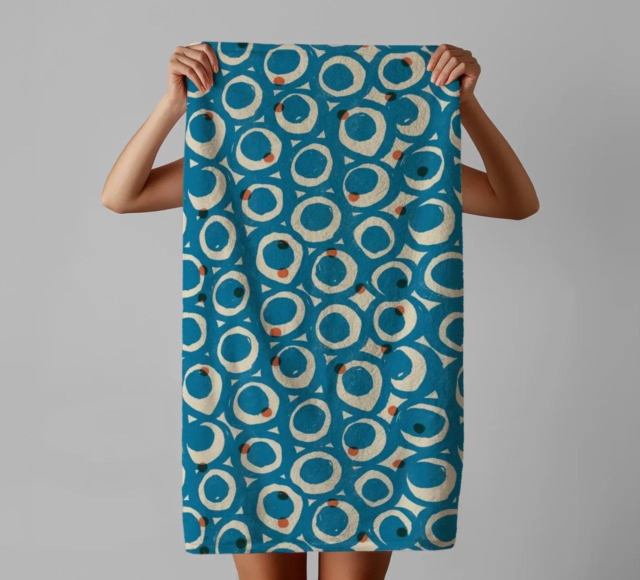 Cyano Pattern No 19 toalla de baño de treechild