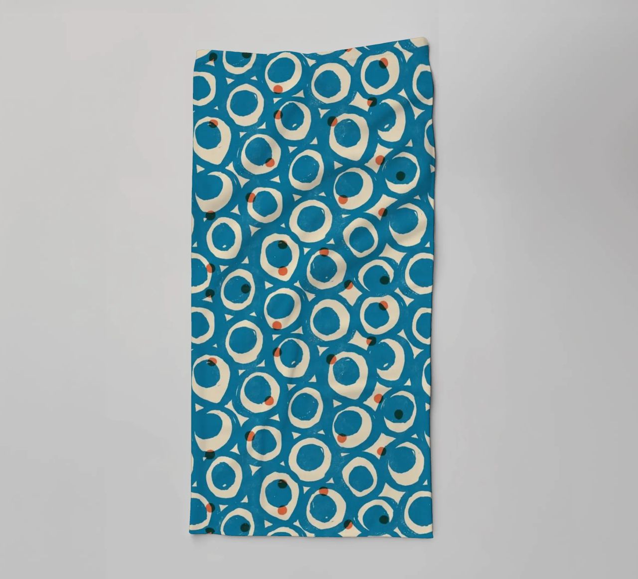 Cyano Pattern No 19 asciugamano da bagno da treechild