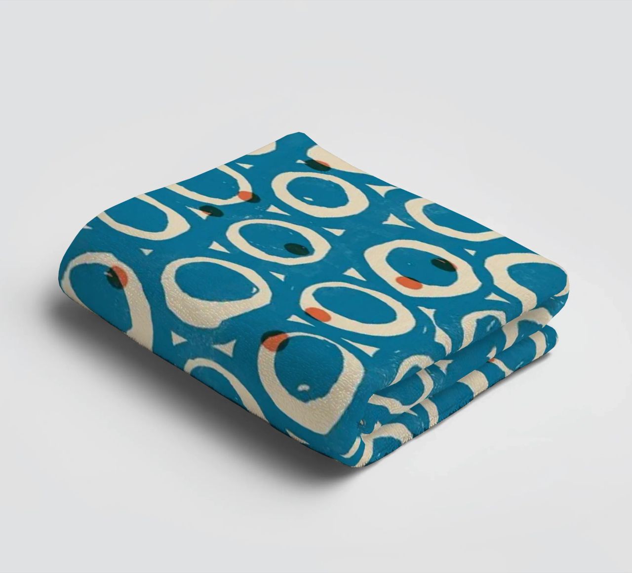 Cyano Pattern No 19 asciugamano da bagno da treechild