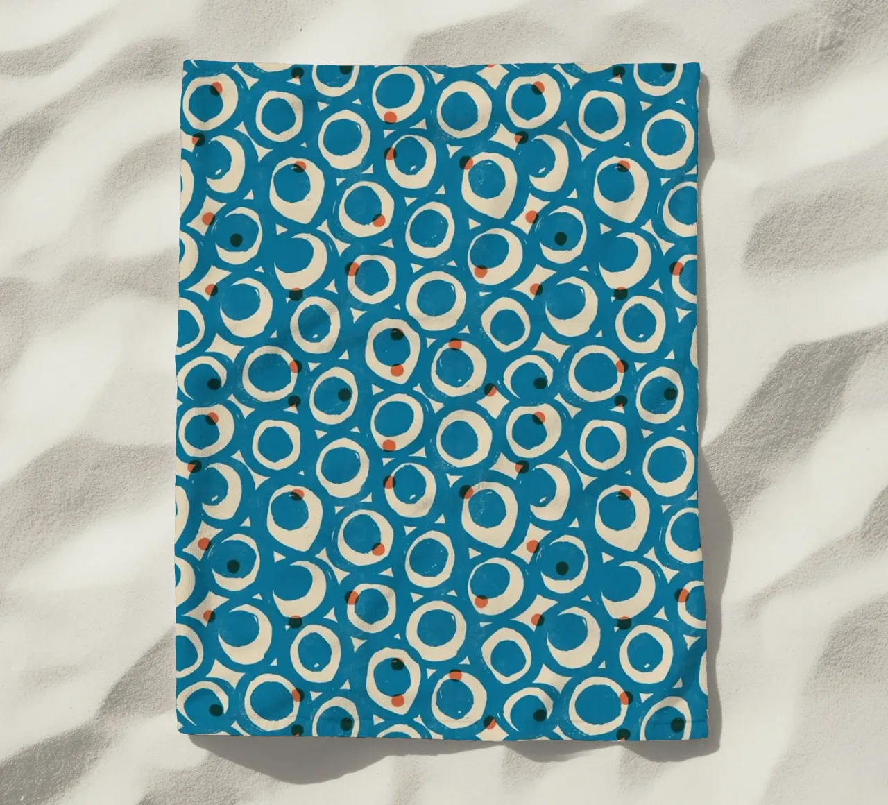 Cyano Pattern No 19 telo mare da treechild