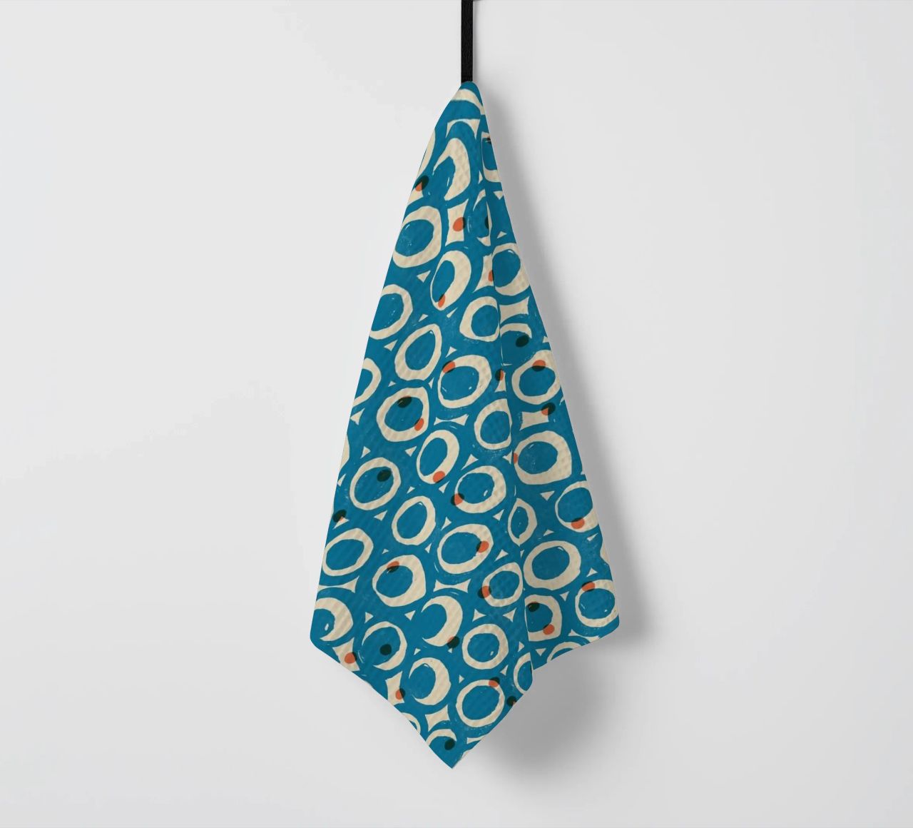 Cyano Pattern No 19 canovaccio da cucina da treechild